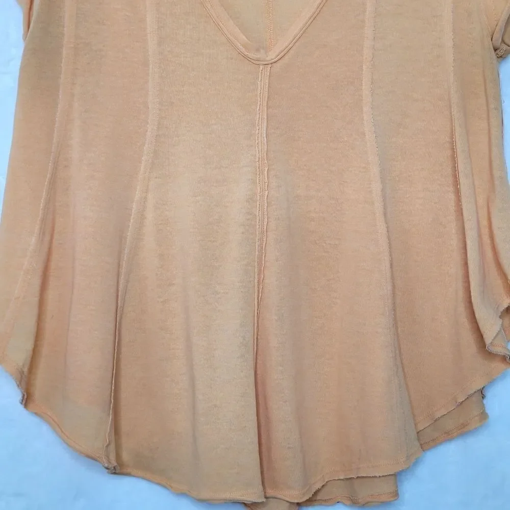 We The Free Sammie Relaxed‎ Oversized Fit V Neck Top Size XS